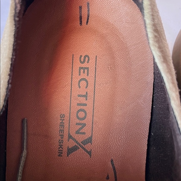 SECTION X SHEEPSKIN. Men\'s Tan Suede Oxfords main image 11